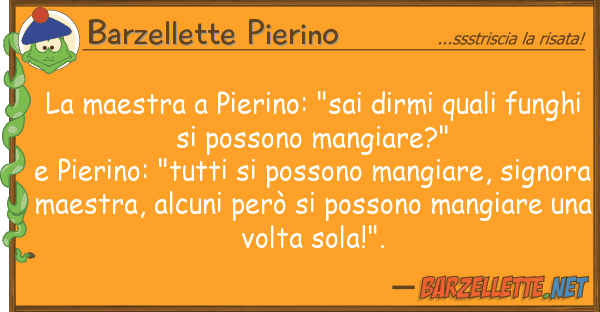 Barzellette Pierino maestra pierino: "sai dirmi quali f