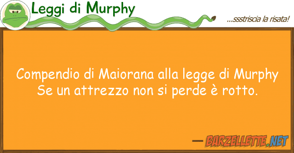 Leggi di Murphy compendio maiorana legge murp