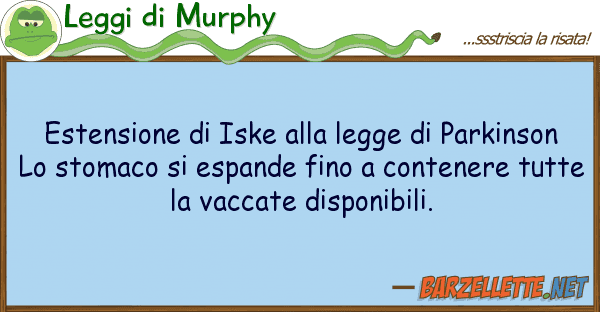 Leggi di Murphy estensione iske legge parkins