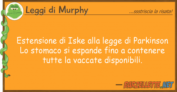 Leggi di Murphy estensione iske legge parkins