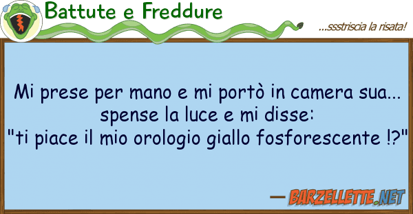 Battute e Freddure prese mano portò camera