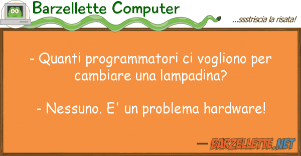 Barzellette Computer - programmatori vogliono