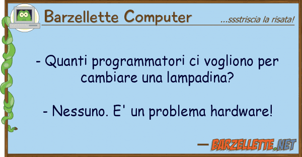 Barzellette Computer - programmatori vogliono