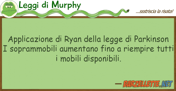 Leggi di Murphy applicazione ryan legge park