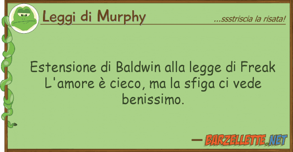Leggi di Murphy estensione baldwin legge frea