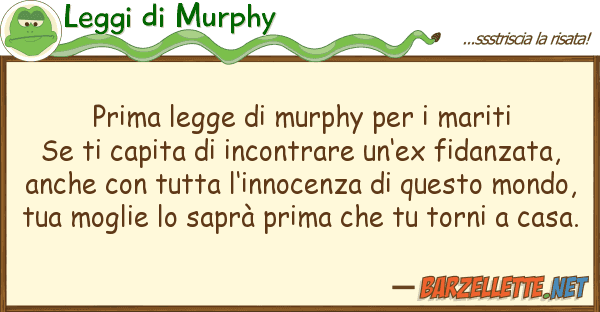 Leggi di Murphy prima legge murphy mariti se