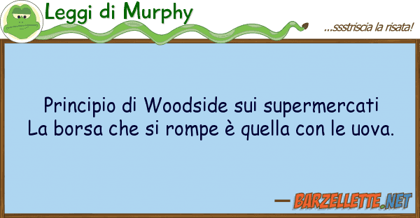 Leggi di Murphy principio woodside supermercati l