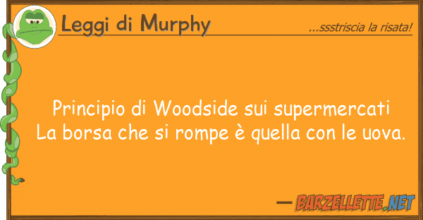 Leggi di Murphy principio woodside supermercati l