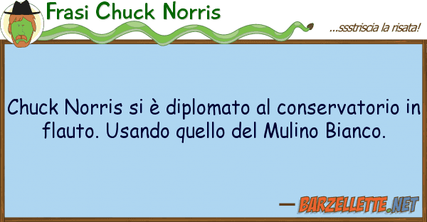 Frasi Chuck Norris chuck norris è diplomato conserva