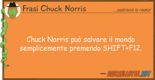 Frasi Chuck Norris chuck norris può salvare mondo sempl