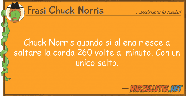 Frasi Chuck Norris chuck norris quando allena riesce s