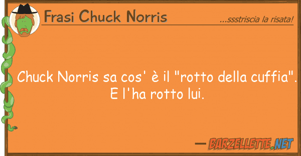 Frasi Chuck Norris chuck norris sa cos' è "rotto
