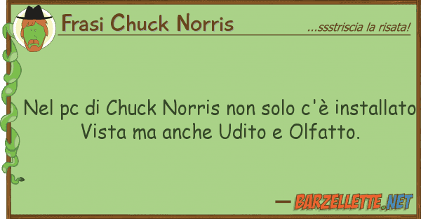 Frasi Chuck Norris pc chuck norris solo c'è ins