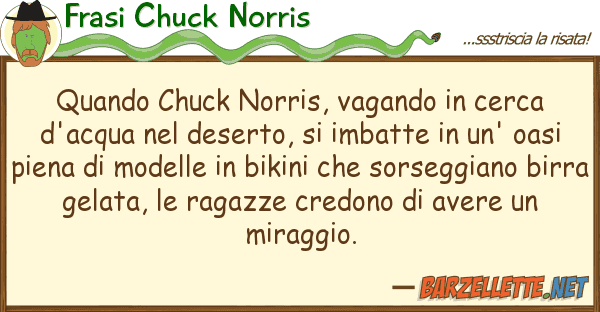 Frasi Chuck Norris quando chuck norris, vagando cerca d'