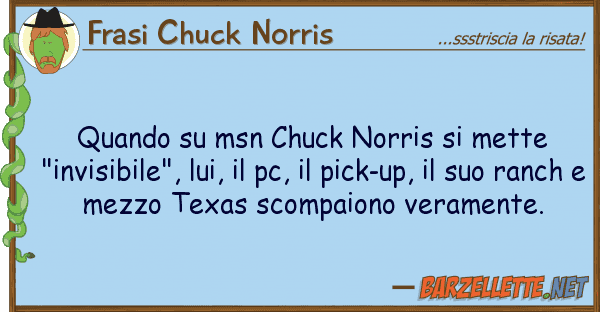 Frasi Chuck Norris quando msn chuck norris mette "inv