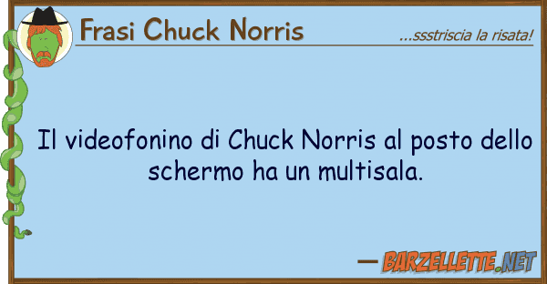 Frasi Chuck Norris videofonino chuck norris posto