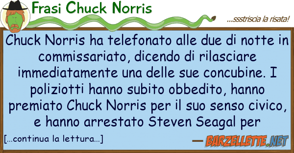Frasi Chuck Norris chuck norris ha telefonato due n