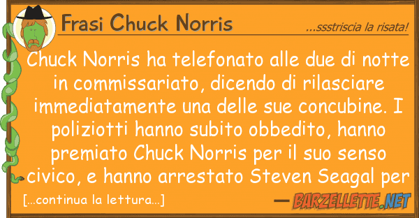 Frasi Chuck Norris chuck norris ha telefonato due n