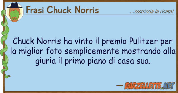 Frasi Chuck Norris chuck norris ha vinto premio pulitzer