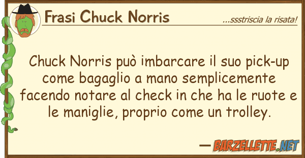 Frasi Chuck Norris chuck norris può imbarcare pick-