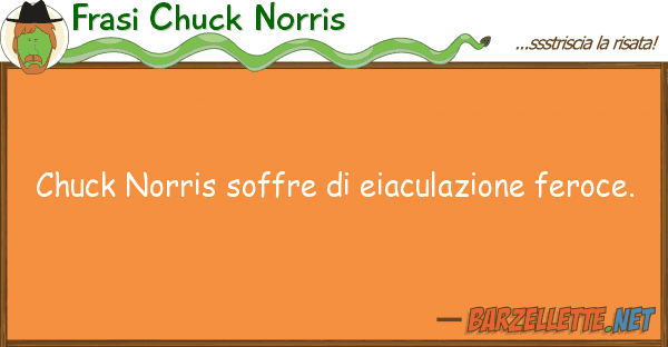 Frasi Chuck Norris chuck norris soffre eiaculazione fero