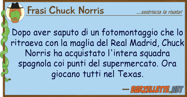 Frasi Chuck Norris dopo aver saputo fotomontaggio