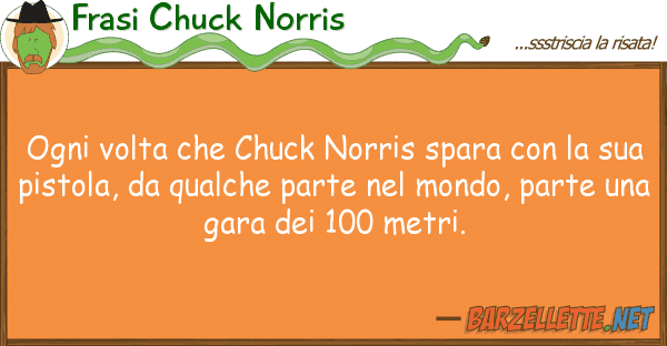 Frasi Chuck Norris ogni volta chuck norris spara