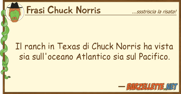 Frasi Chuck Norris ranch texas chuck norris ha vis