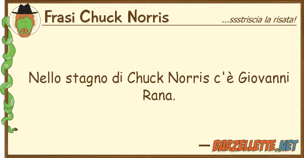 Frasi Chuck Norris stagno chuck norris c'è giovan
