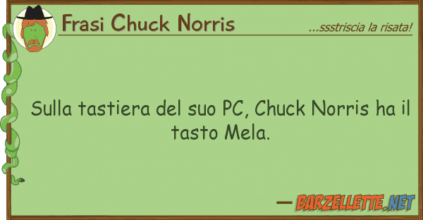 Frasi Chuck Norris tastiera pc, chuck norris