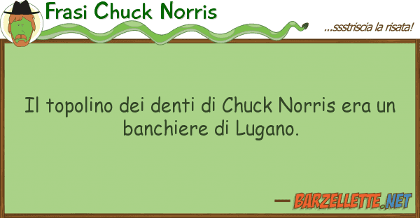 Frasi Chuck Norris topolino denti chuck norris er