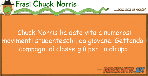 Frasi Chuck Norris chuck norris ha dato vita numerosi mov