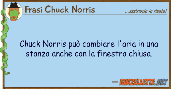 Frasi Chuck Norris chuck norris può cambiare l'aria