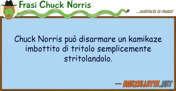 Frasi Chuck Norris chuck norris può disarmare kamikaze