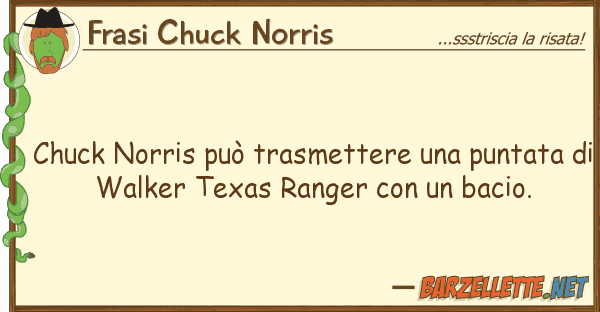 Frasi Chuck Norris chuck norris può trasmettere puntat