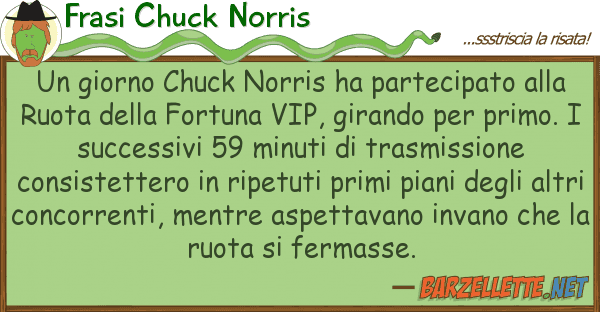 Frasi Chuck Norris giorno chuck norris ha partecipato