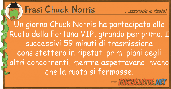 Frasi Chuck Norris giorno chuck norris ha partecipato