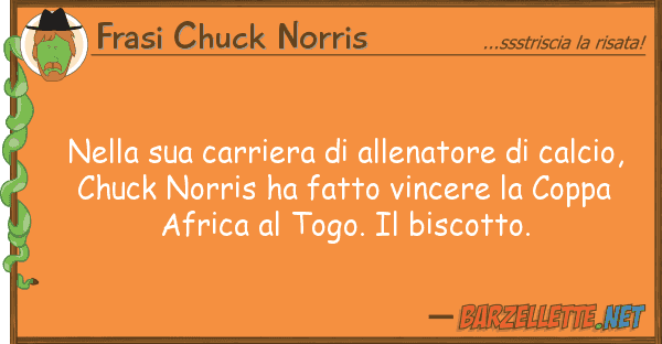 Frasi Chuck Norris carriera allenatore calc