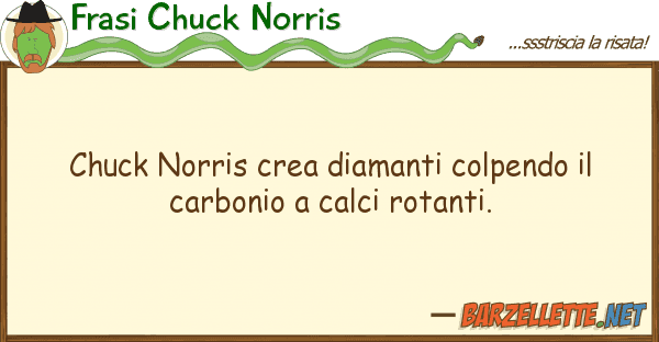 Frasi Chuck Norris chuck norris crea diamanti colpendo