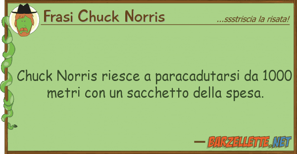 Frasi Chuck Norris chuck norris riesce paracadutarsi 1