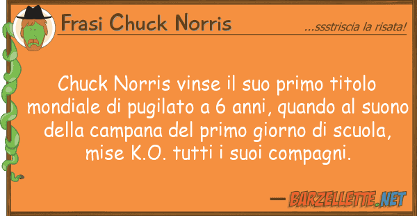 Frasi Chuck Norris chuck norris vinse primo titolo m