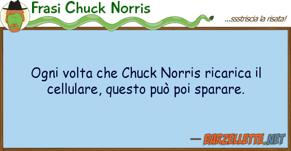 Frasi Chuck Norris ogni volta chuck norris ricarica