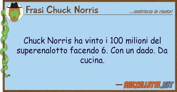 Frasi Chuck Norris chuck norris ha vinto 100 milioni