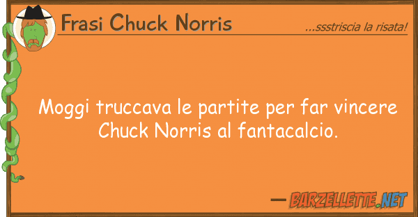 Frasi Chuck Norris moggi truccava partite far vincer
