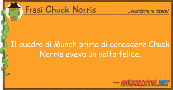 Frasi Chuck Norris quadro munch prima conoscere ch