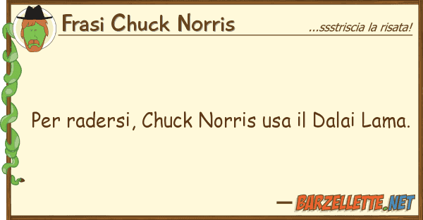 Frasi Chuck Norris radersi, chuck norris usa dalai