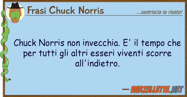 Frasi Chuck Norris chuck norris invecchia. e' tempo