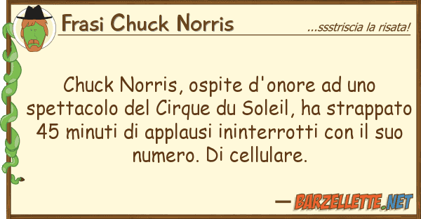 Frasi Chuck Norris chuck norris, ospite d'onore spet