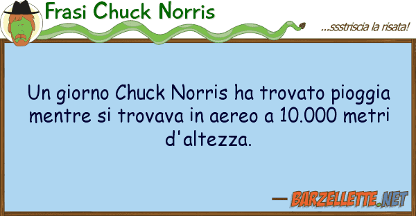 Frasi Chuck Norris giorno chuck norris ha trovato pioggi