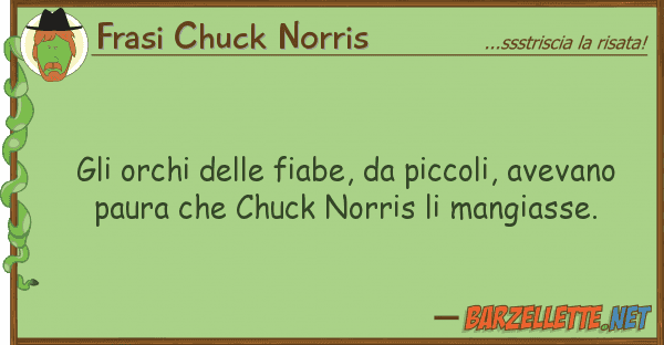 Frasi Chuck Norris orchi fiabe, piccoli, aveva